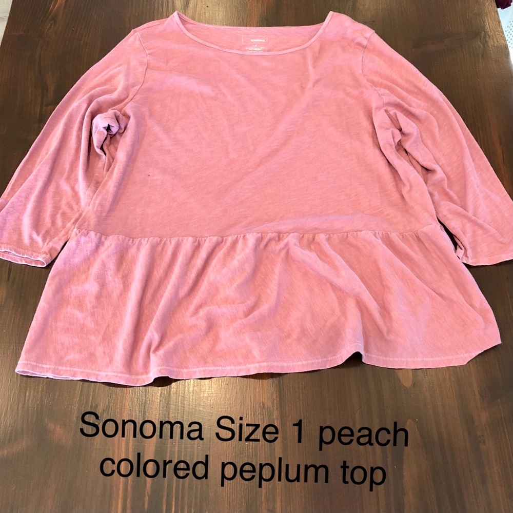 Sonoma 1x Peplum Top